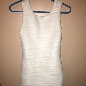 Beautiful white body con dress